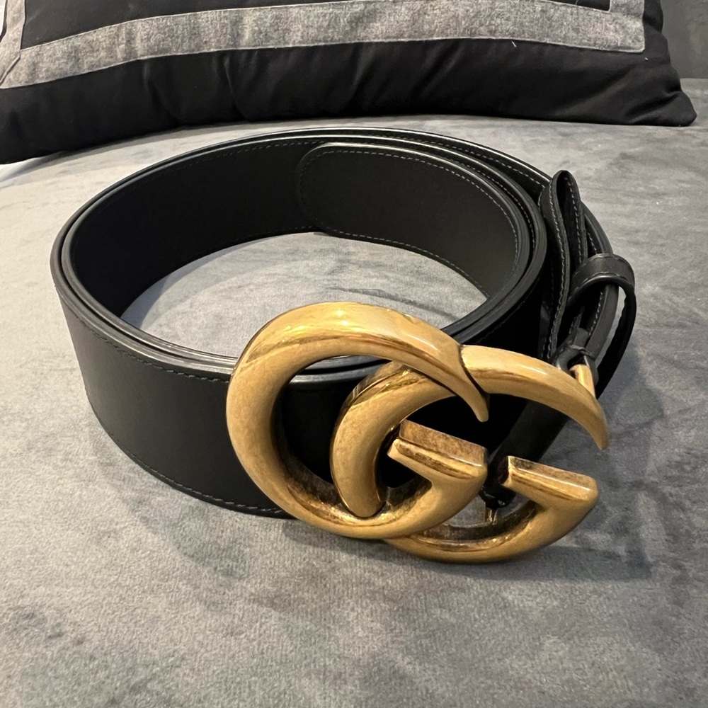 Gucci Wide Leather Belt